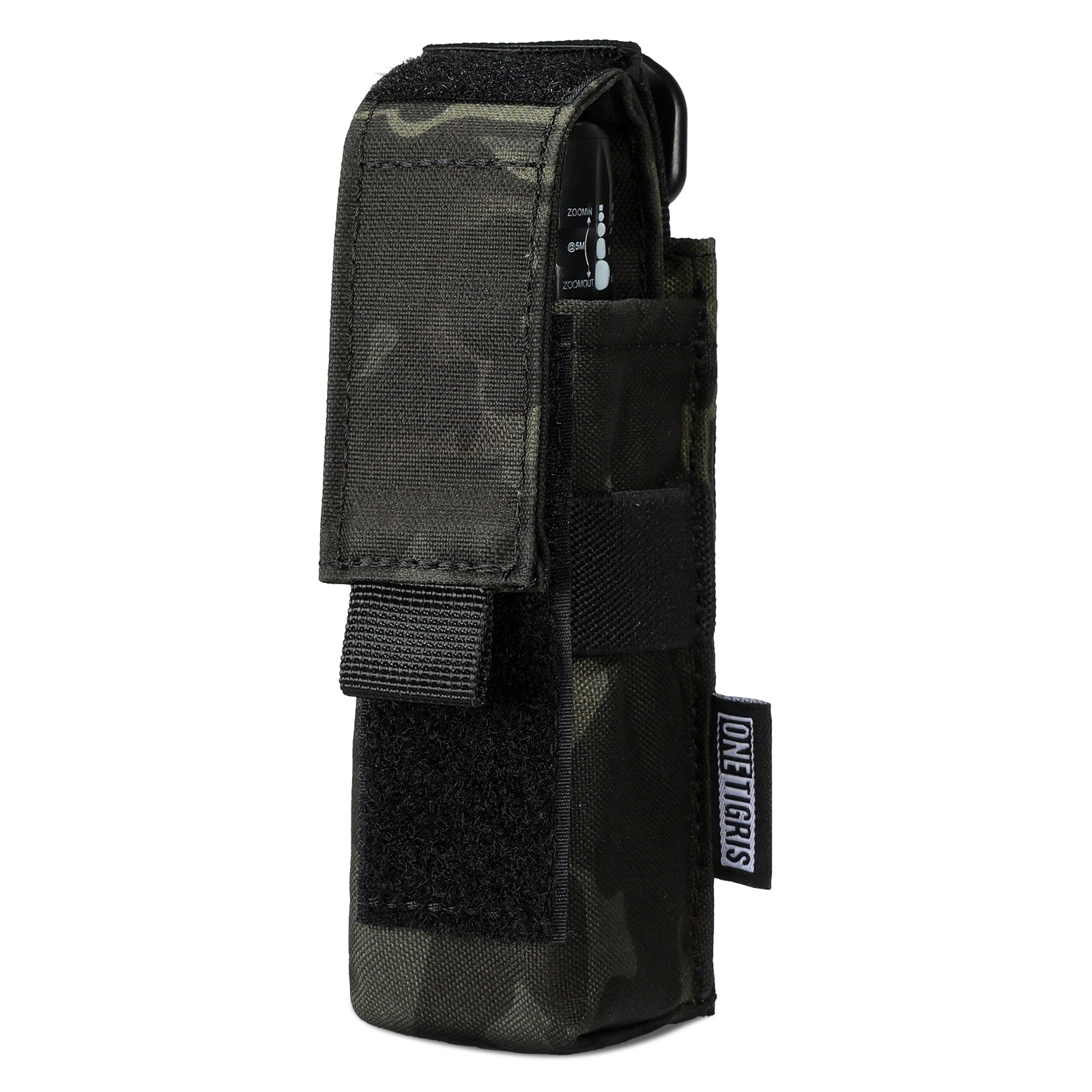 Flashlight Pouch 02 丨MOLLE System & Adjustable Hooks